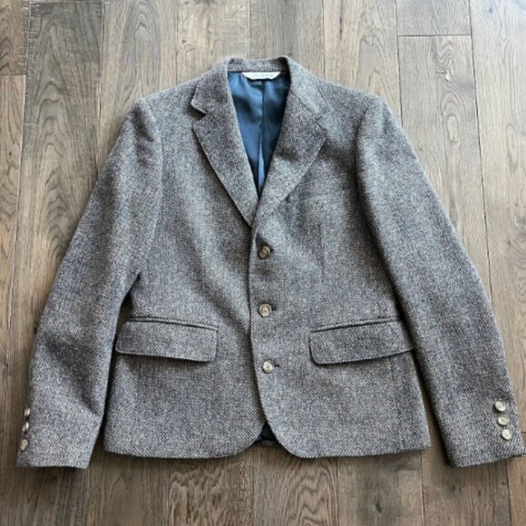 J.G. Hook Jackets & Blazers - J.G. Hook 100% Wool Tweed Blazer Women's Size 8 80's USA Academia Old Money VTG